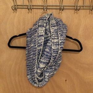 Blue and White scarf